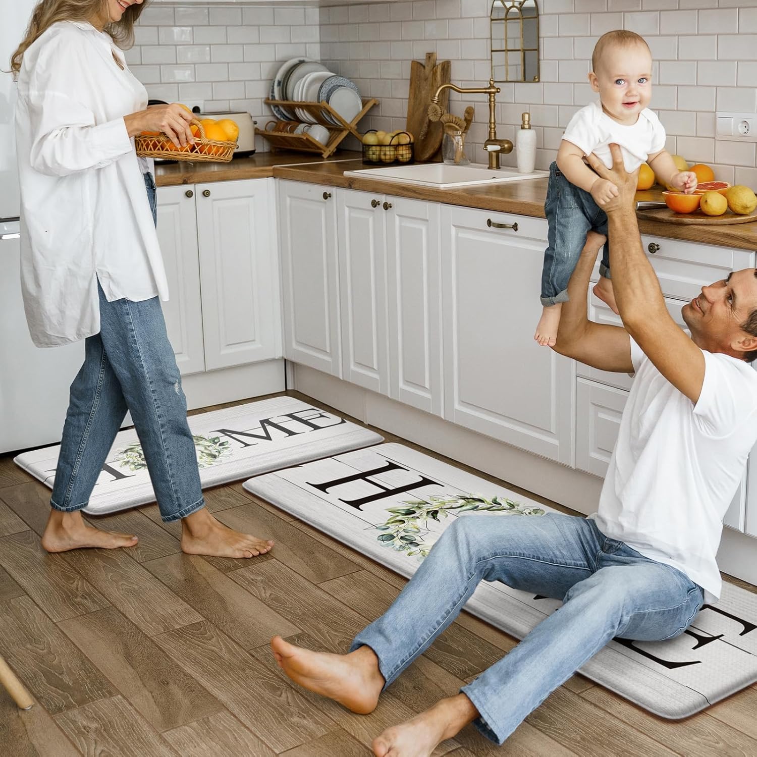 Comfort Anti-Fatigue Kitchen Rugs Set