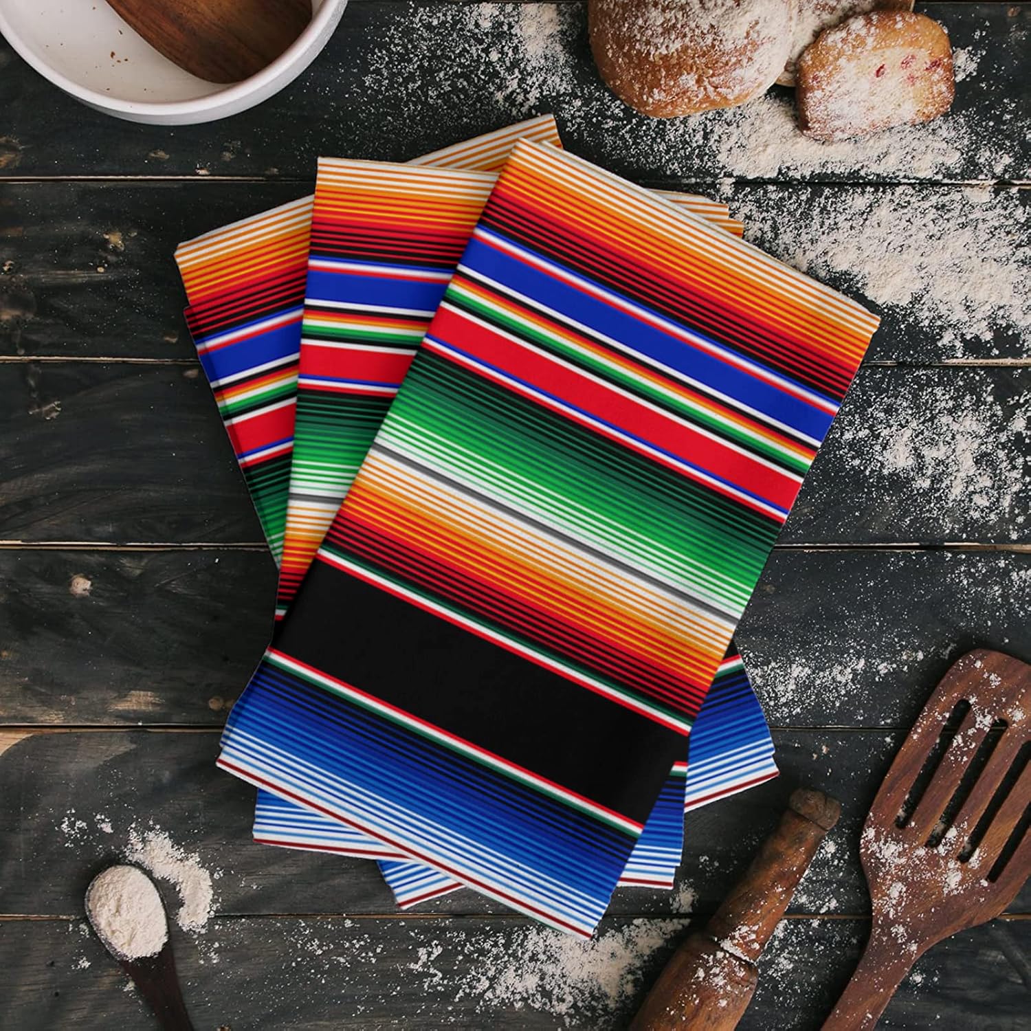 Abstract Mexico Kitchen Towels Set