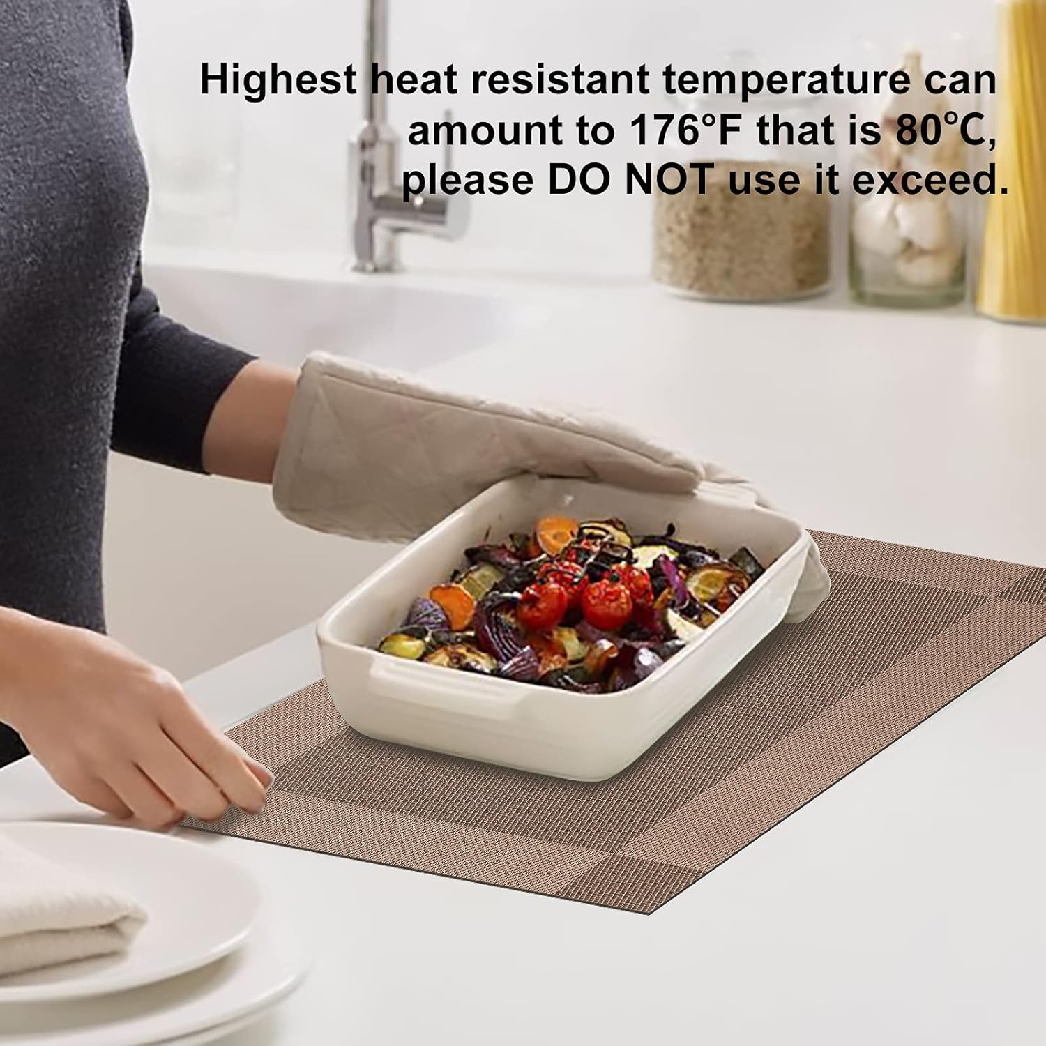 Aofmee 4-Pack Heat-Resistant Place Mats