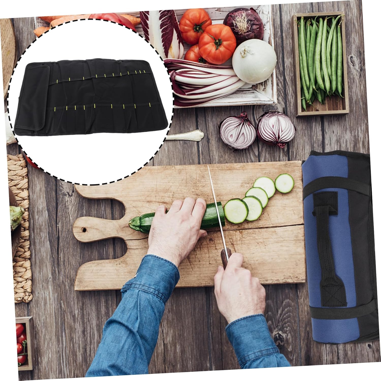 MAGICLULU22 Roll Bag Portable Cutter Holder