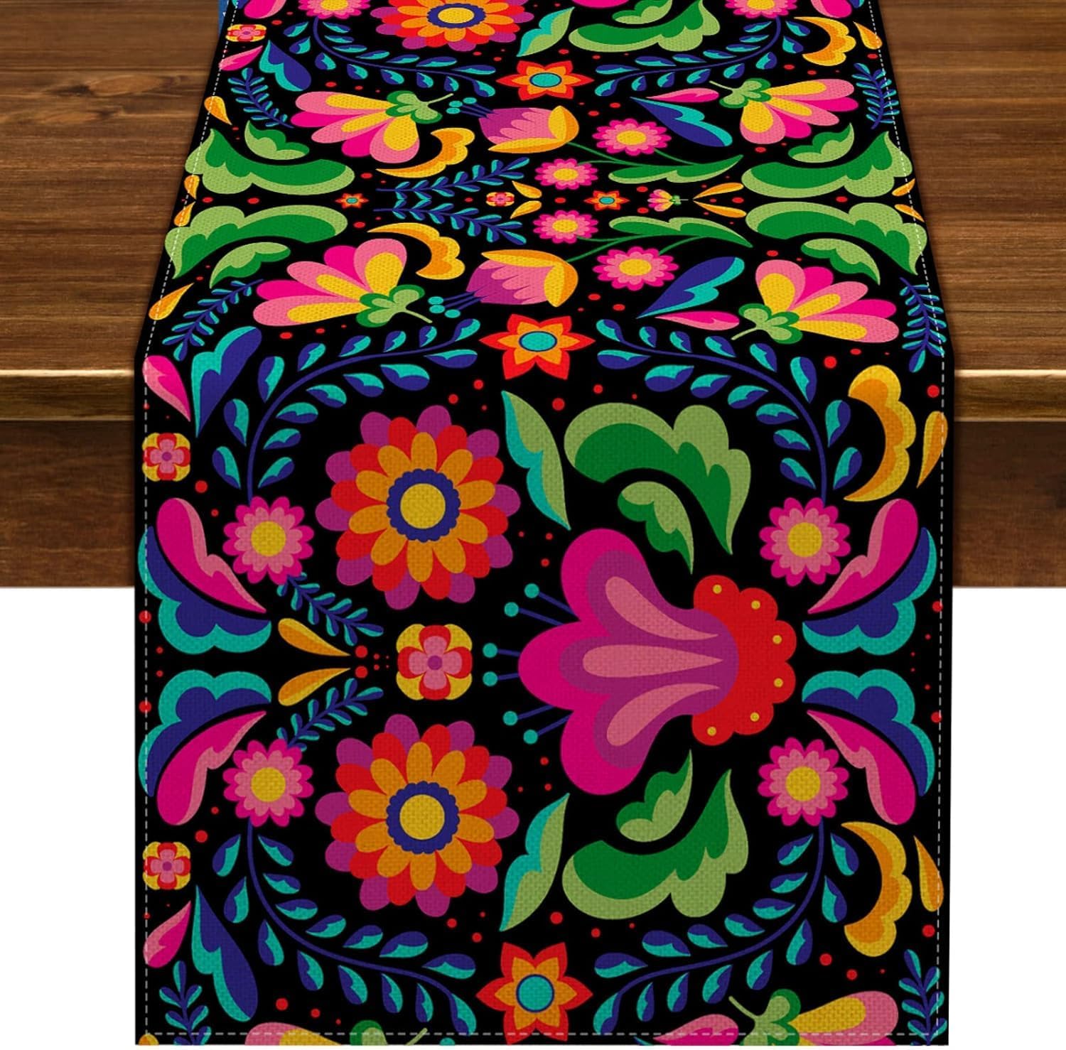 Nepnuser Mexican Table Runner for Cinco De Mayo