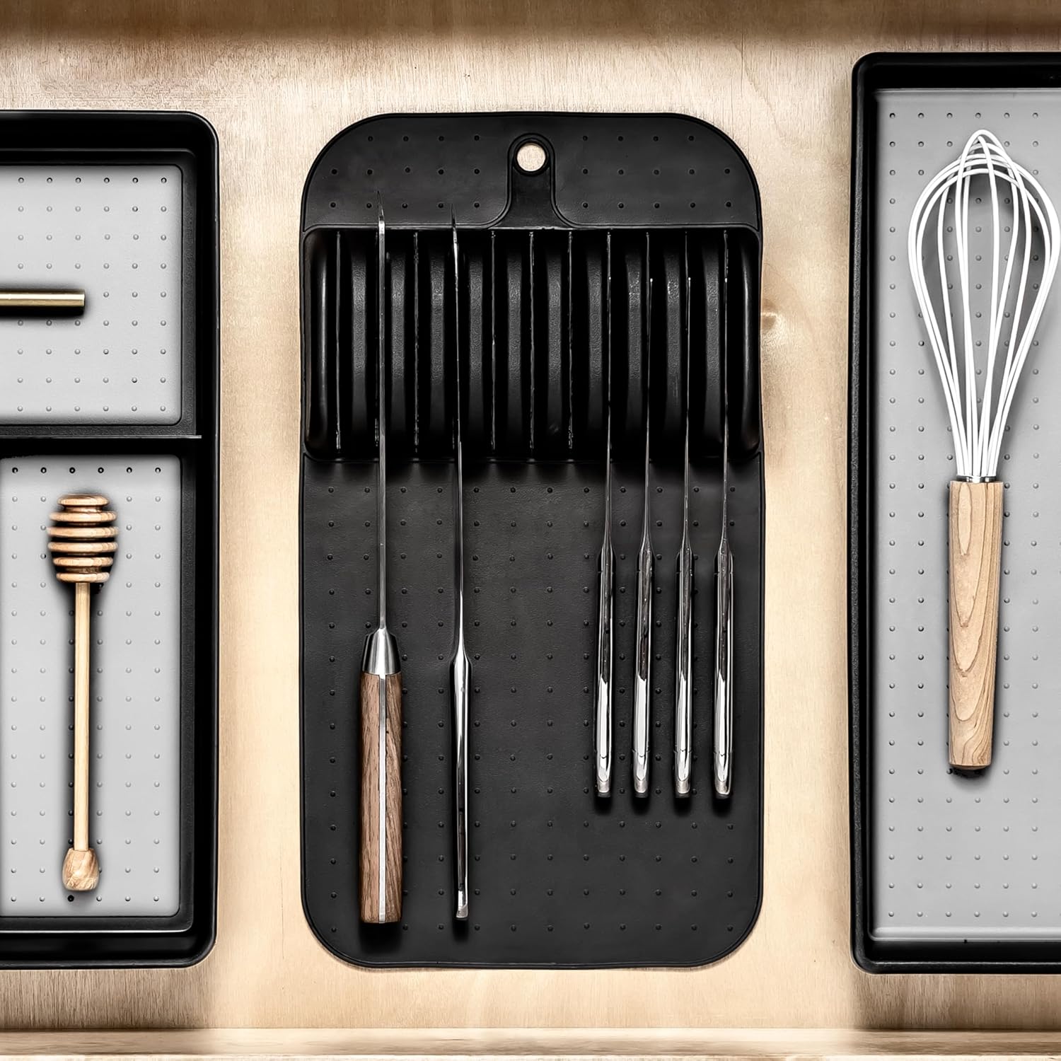 Madesmart Premium Knife Mat Soft-Grip Non-Slip Organizer