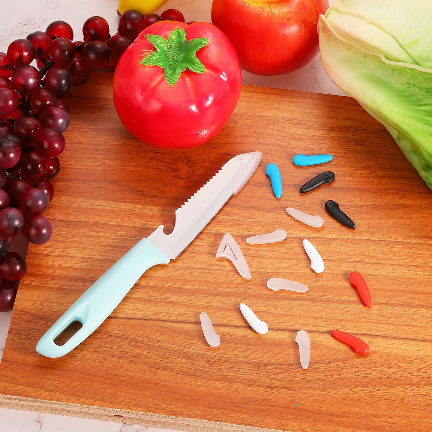 150Pcs Diversity Knife Tip Protector Cover Plastic Kitchen Guard