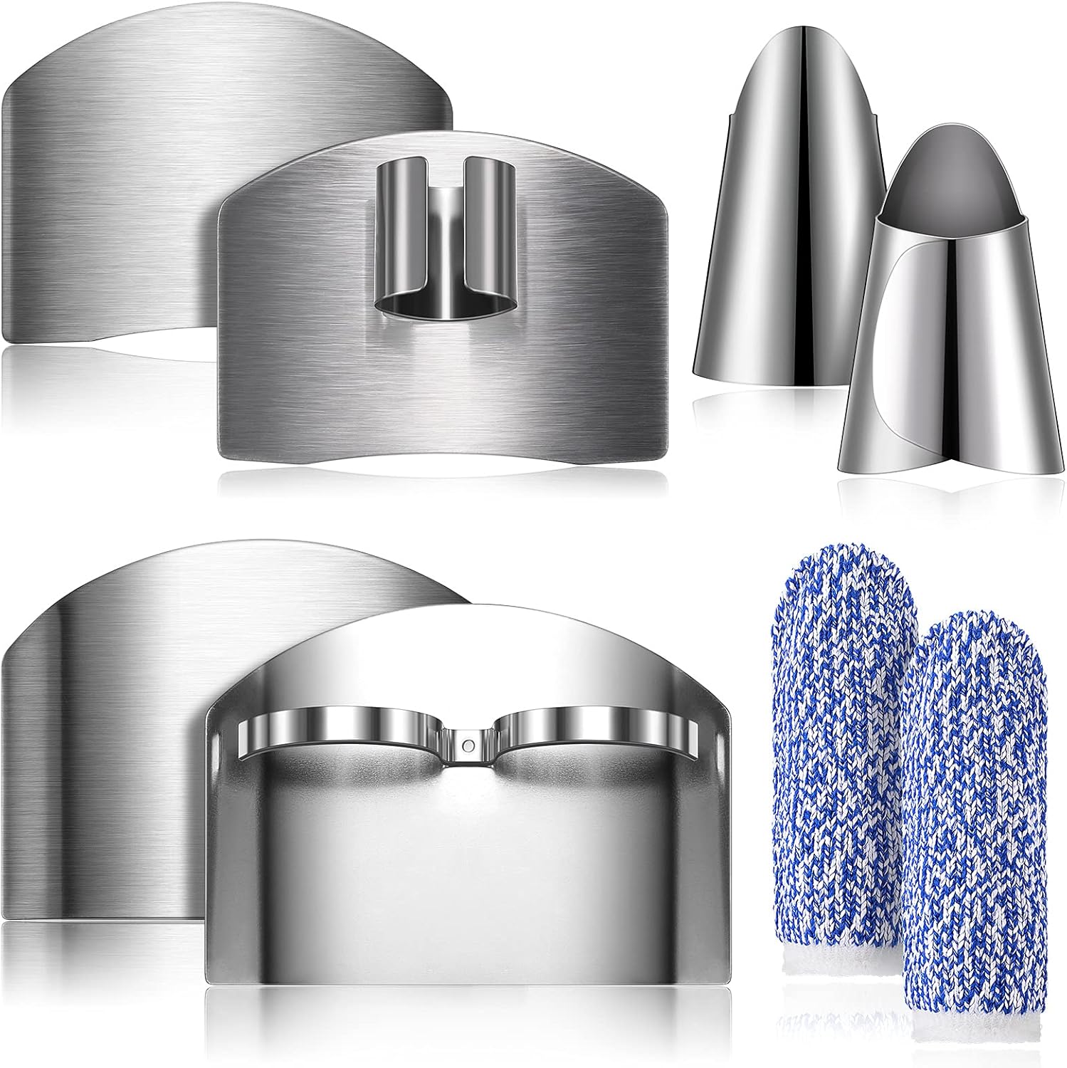 Protect Your Hands with Easy-to-Use stainless steel finger guard set