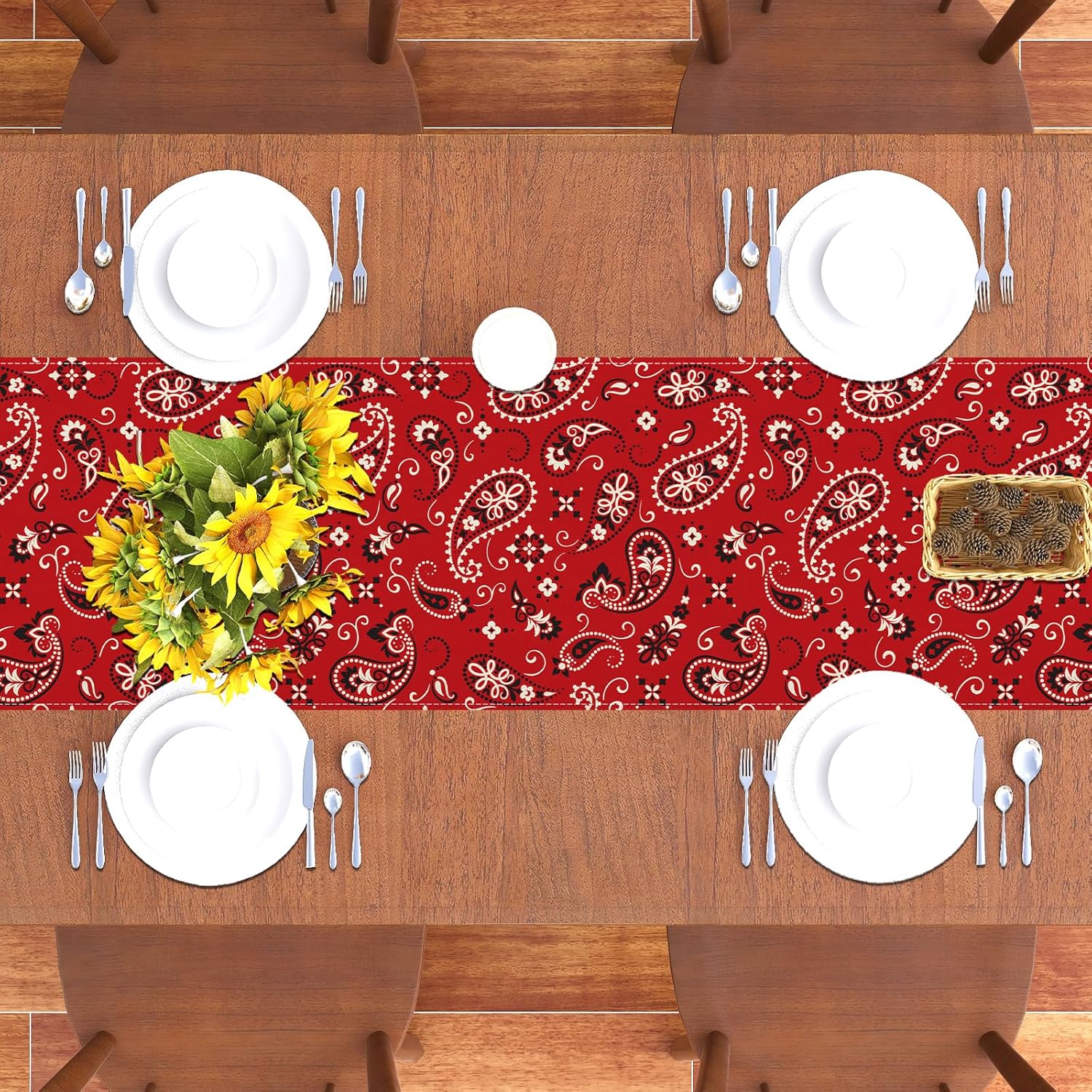 Paisley Party Percentages - Western Tablecloth