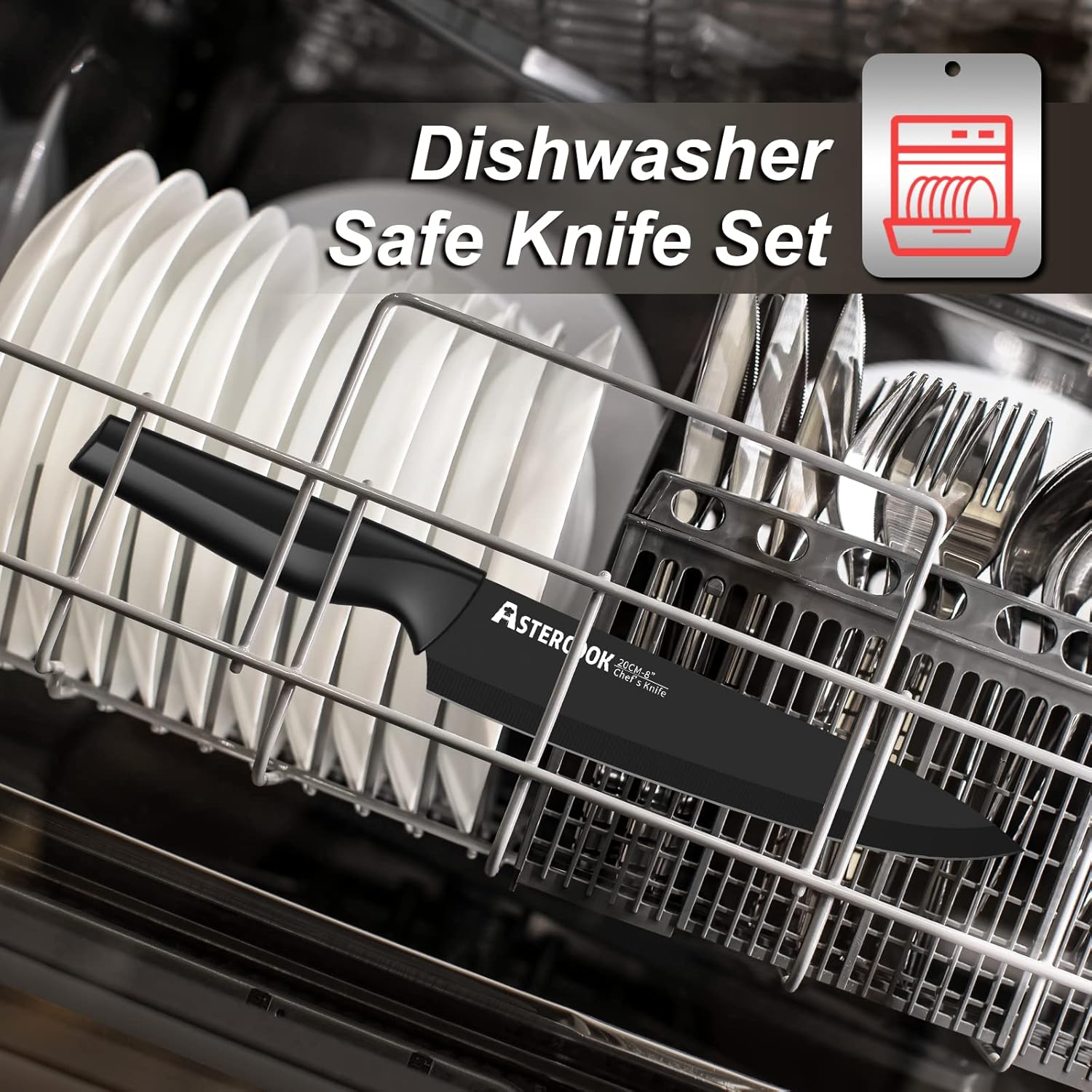 Sharp 21-Piece Knife Set Kitchenessential Collection