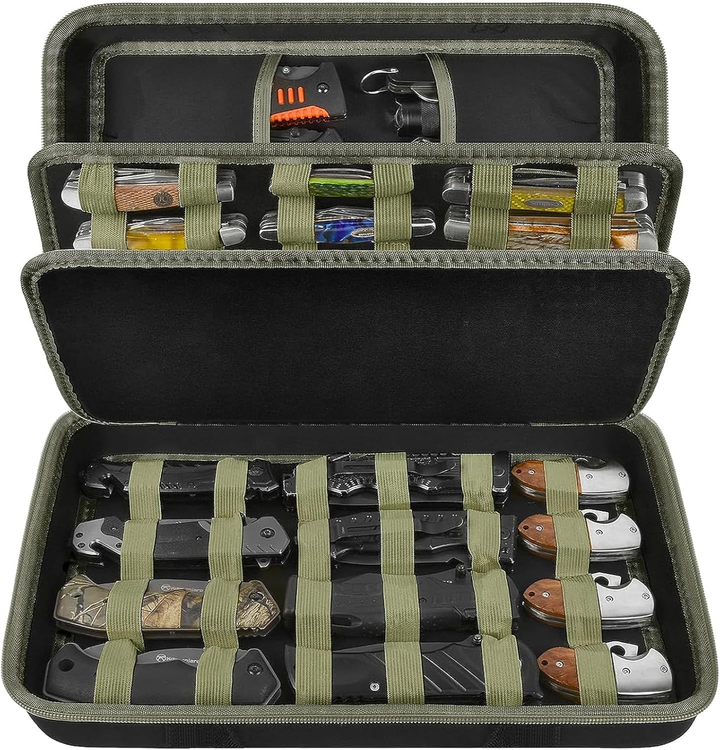 Compact Tactical Knife Storage Case for 48 Pocket Knives