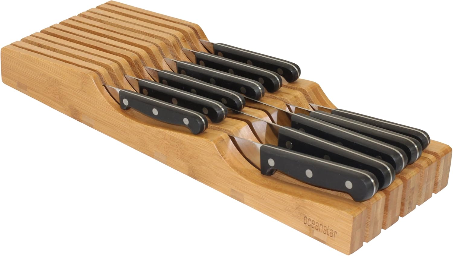 Bamboo Knife Organizer