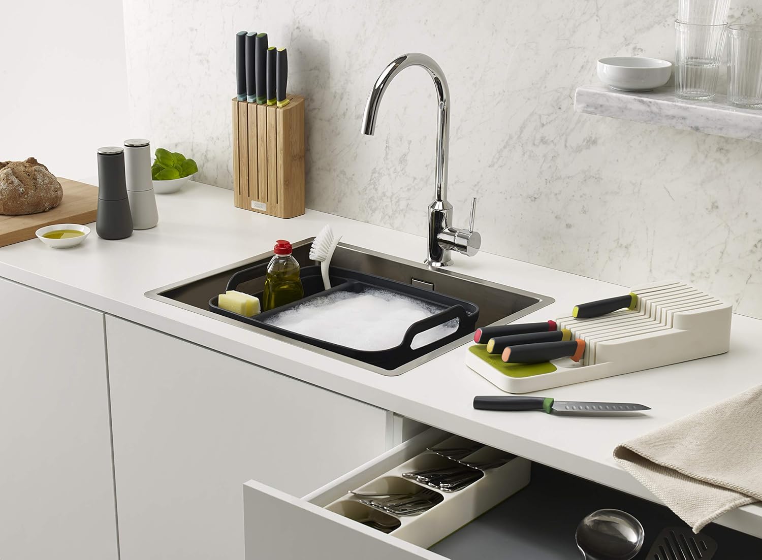Joseph Joseph DrawerStore Knife Organizer - Holds 9 Knives