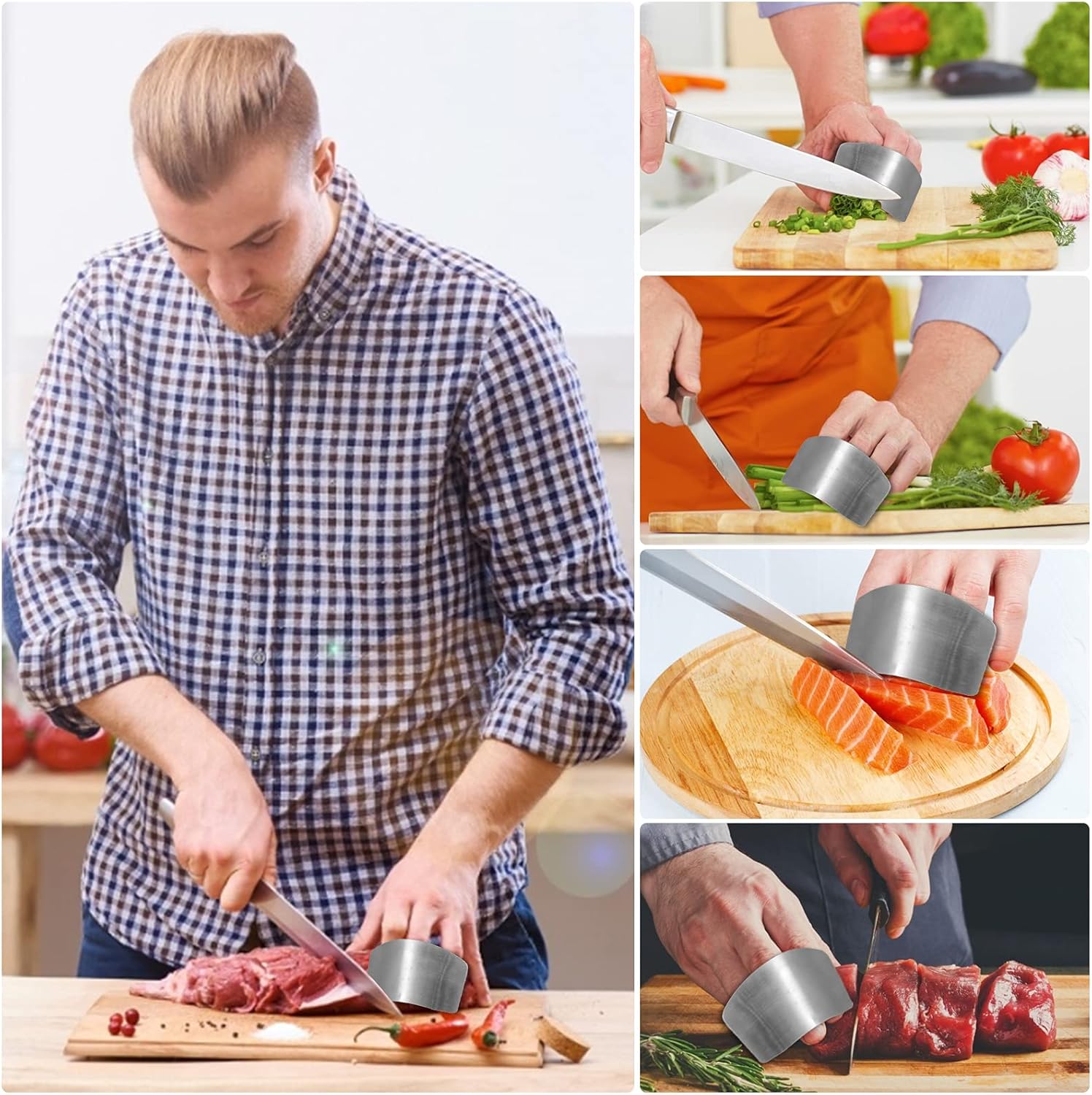 ZOCONE Stainless Steel Finger Protection for Kitchen Essential