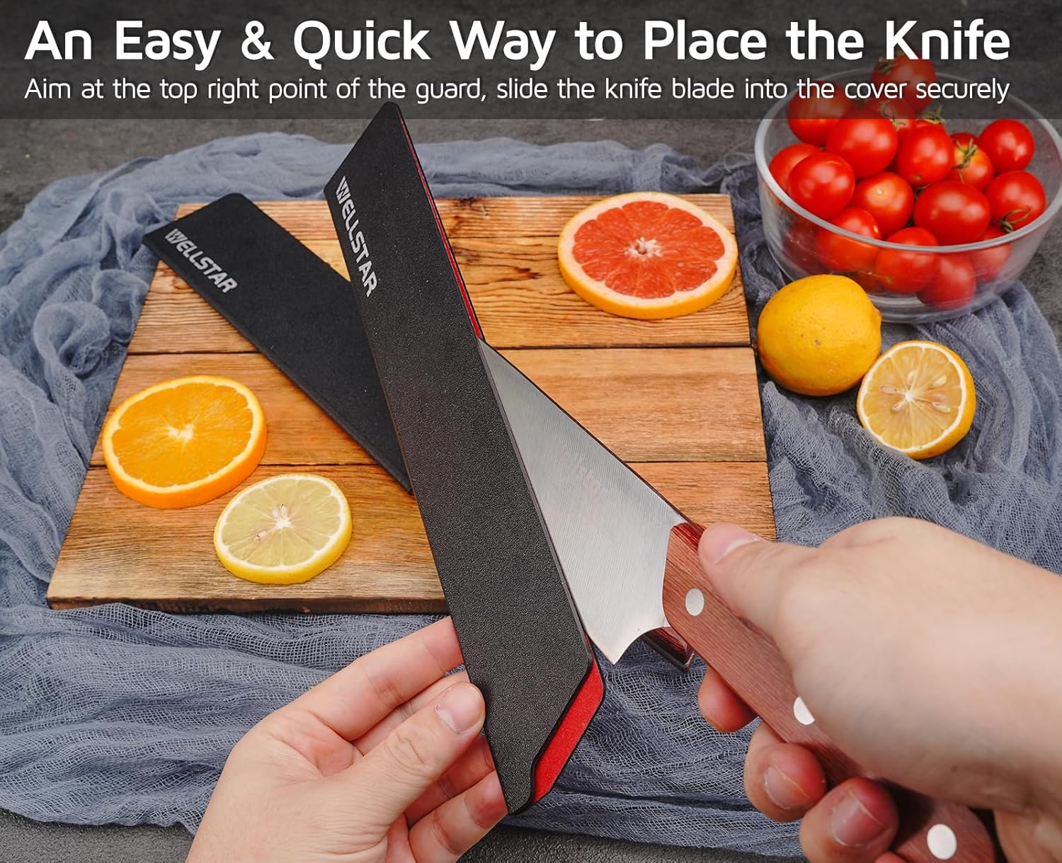 Premium Knife Guards BPA-Free Non-Scratch Easy Install