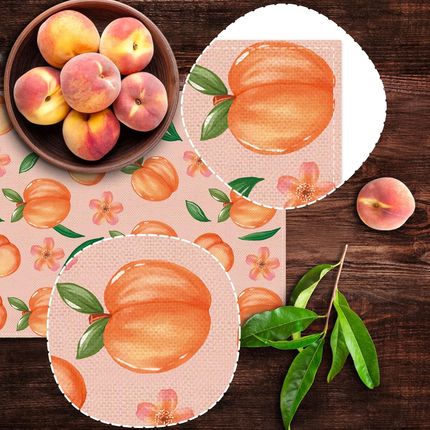 Peach Table Runner - Summer Satisfaction
