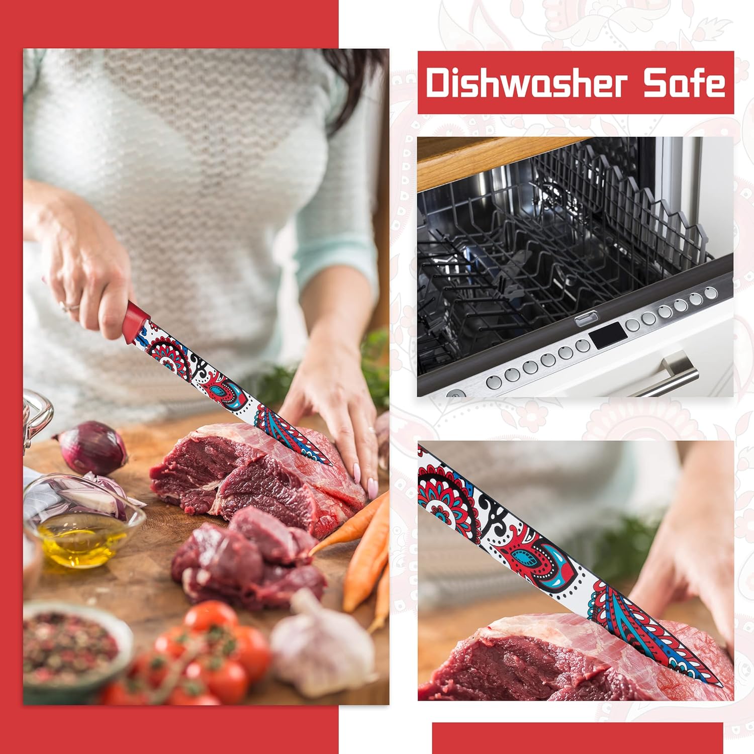 Astercook PaisleyStylish Knives Set