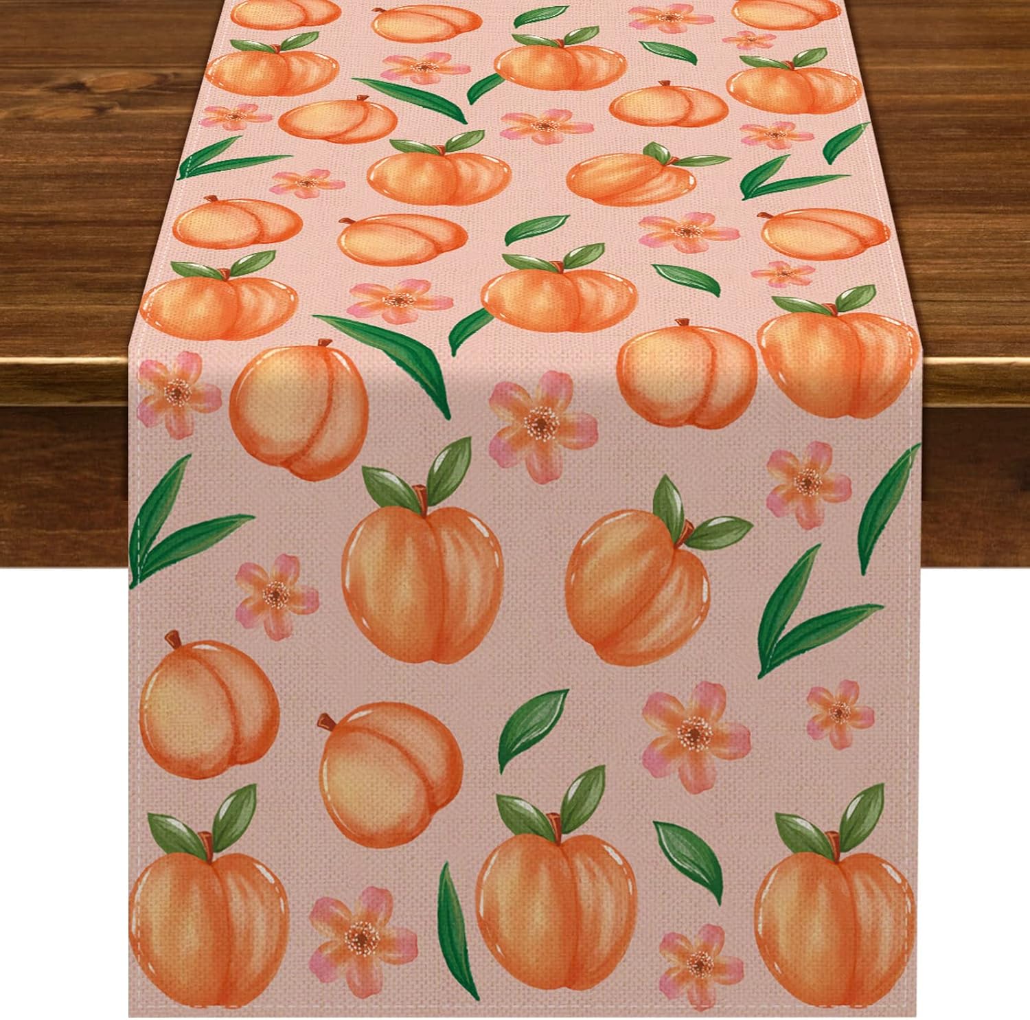 Peach Table Runner - Summer Satisfaction