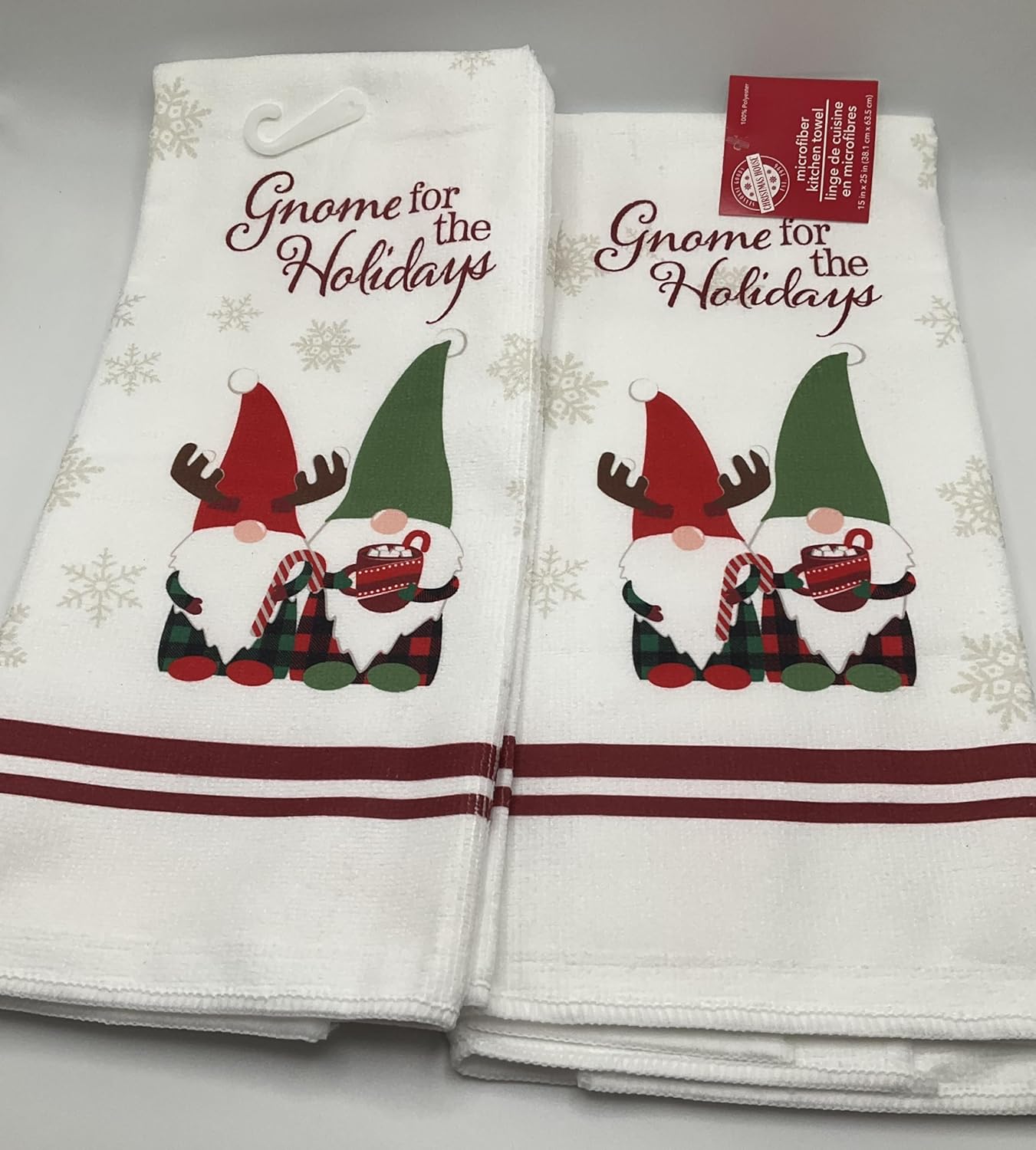 HOLIDAYS Christmas Gnome Dish Towels