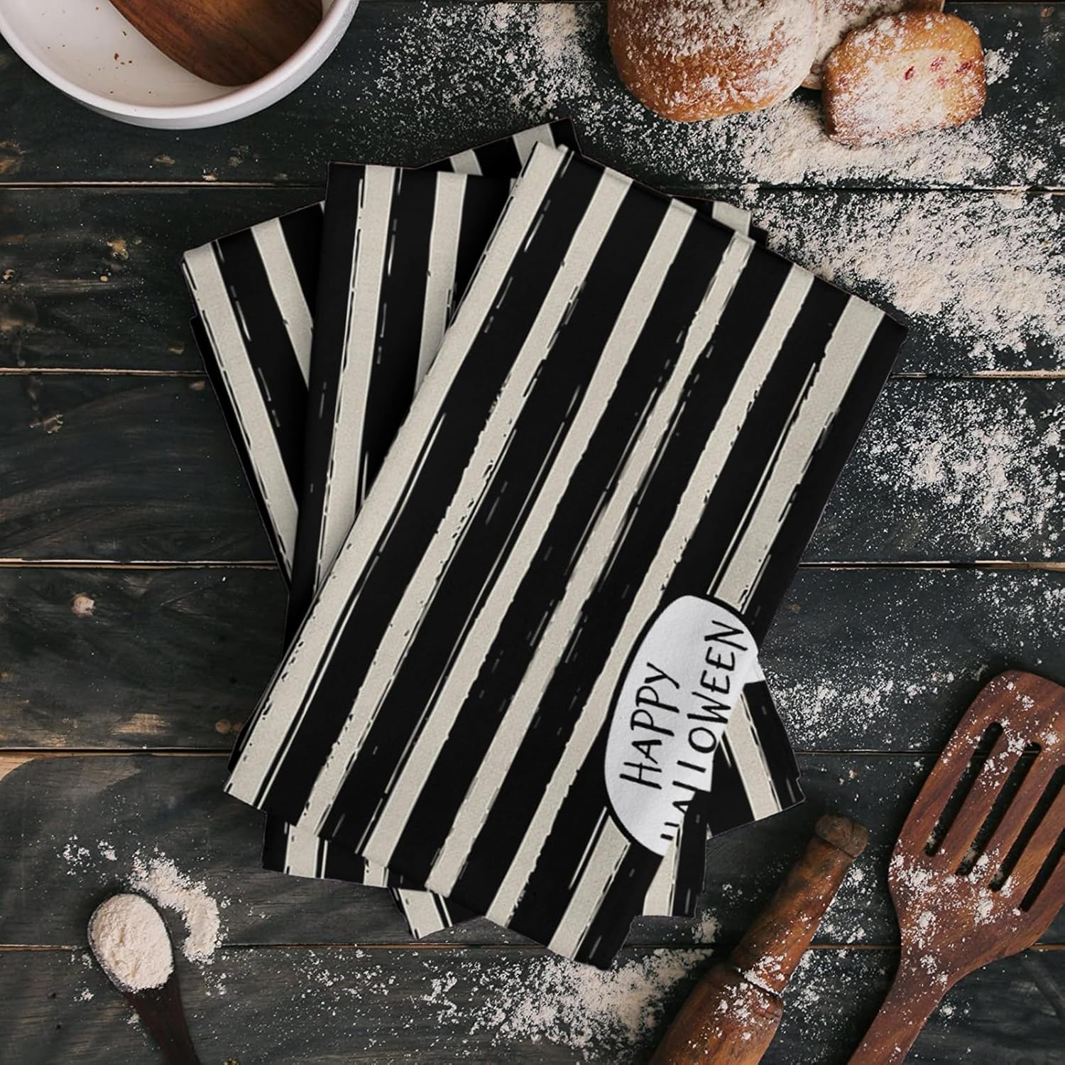 Halloween Kitchen Towels Spooky Kitchen Decor