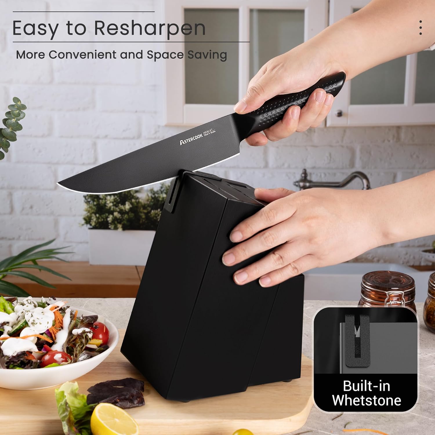 Astercook Premium Knife Set Transform Your Kitchen with 15-Piece Collection