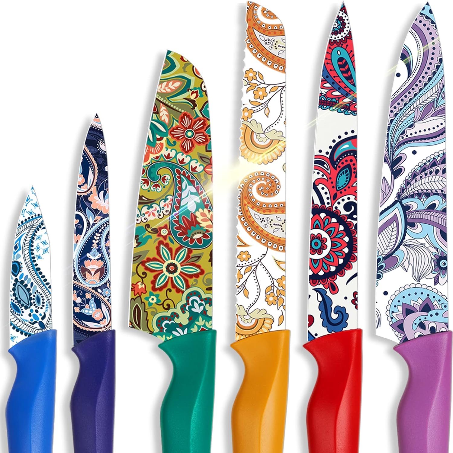 Astercook PaisleyStylish Knives Set