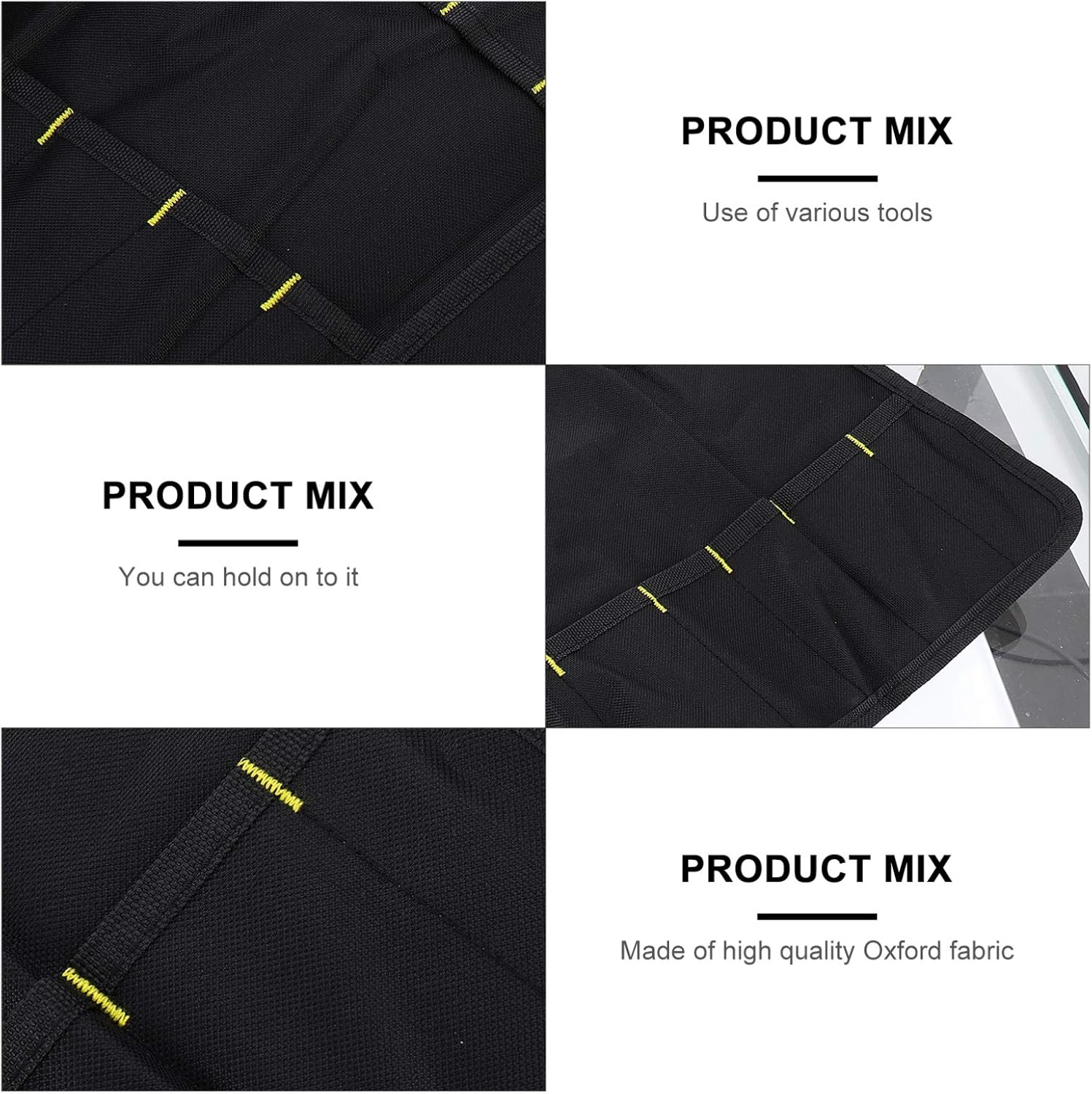 22-Piece Chef Knife Roll Bag with Carry Handle