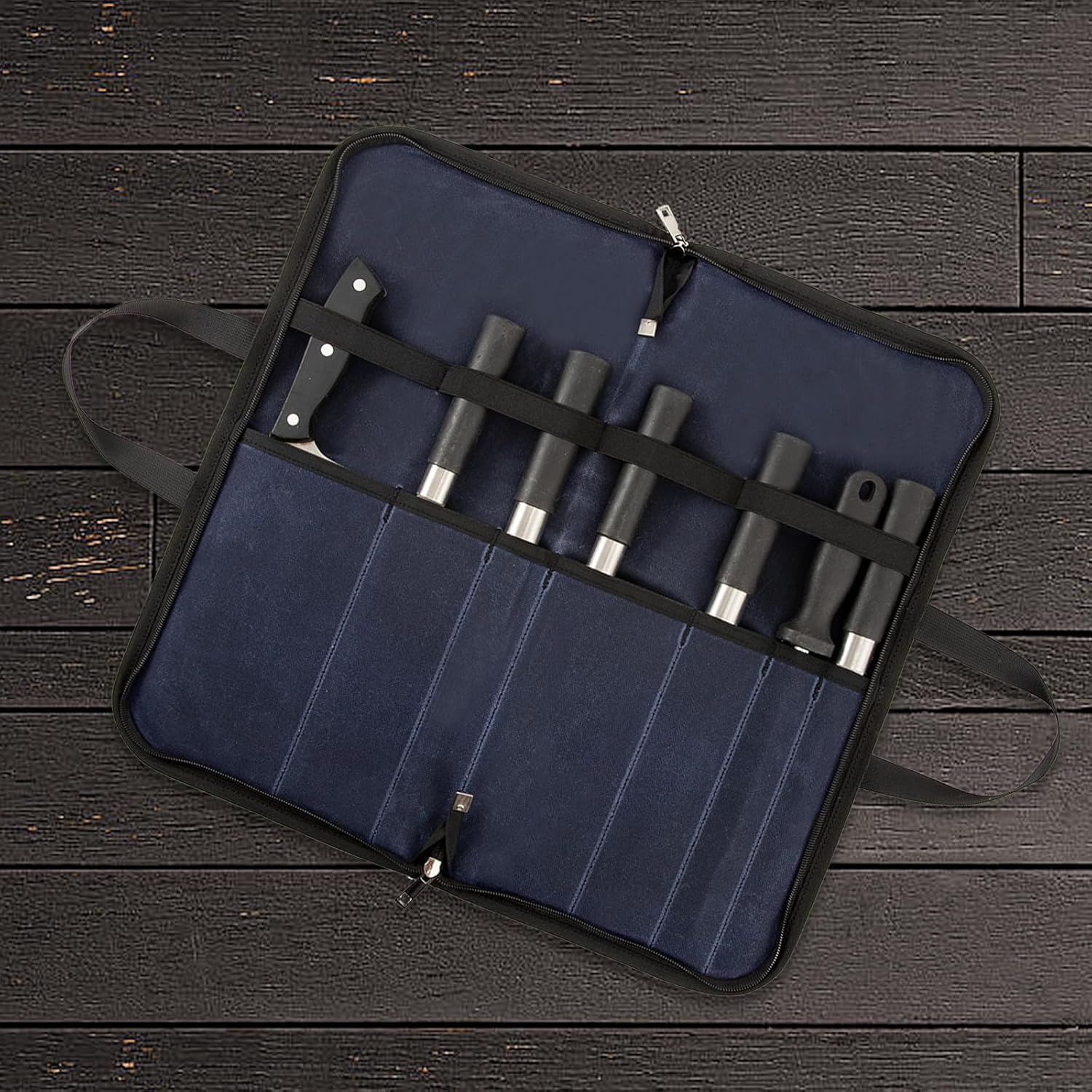 QEES knives and forks roll bag