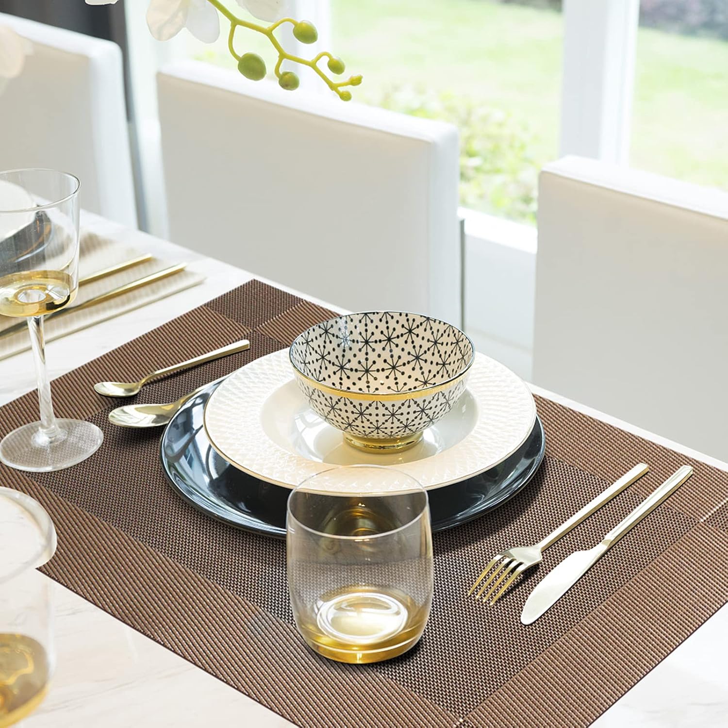 Aofmee 4-Pack Heat-Resistant Place Mats