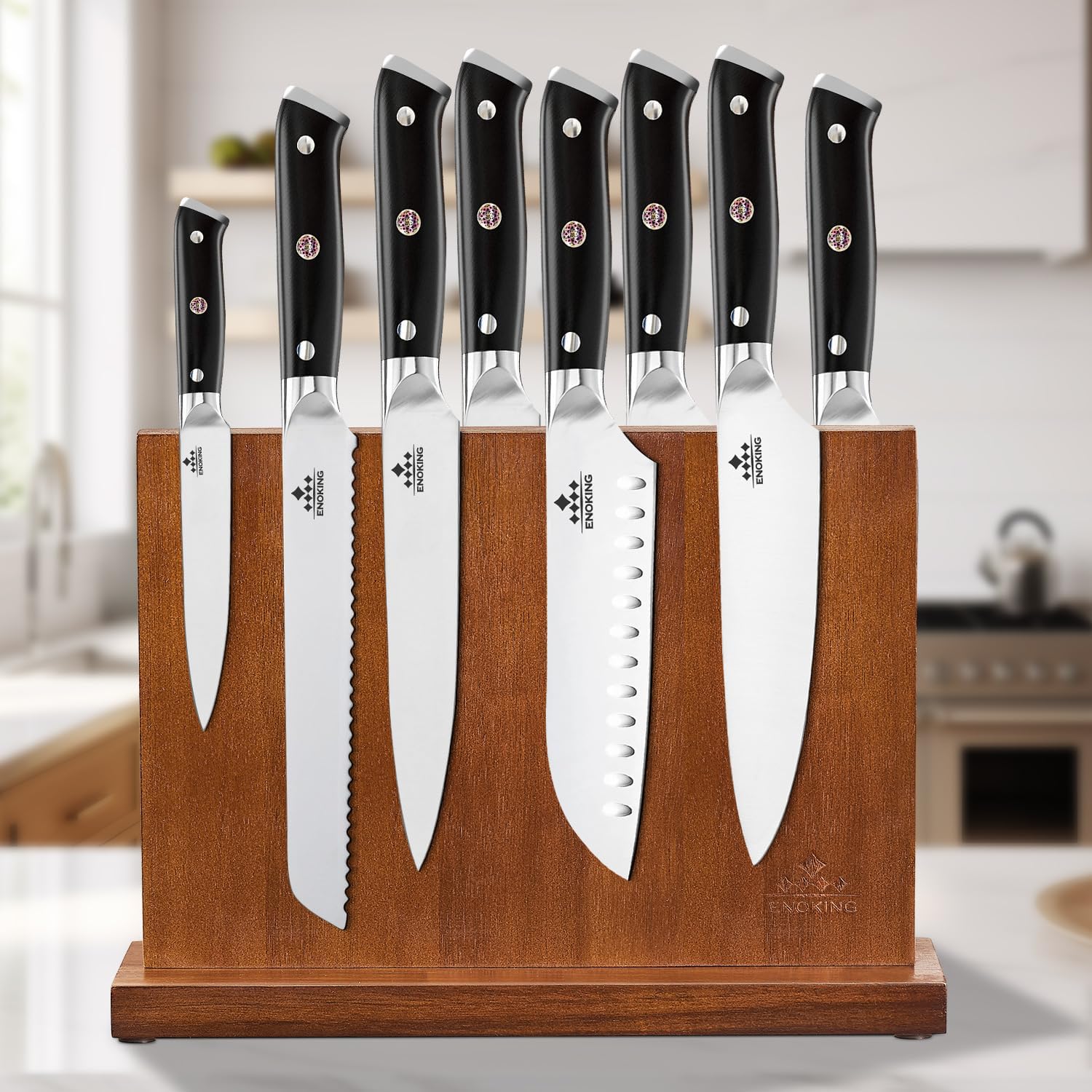 Magnetic Knife Block for Home Kitchen