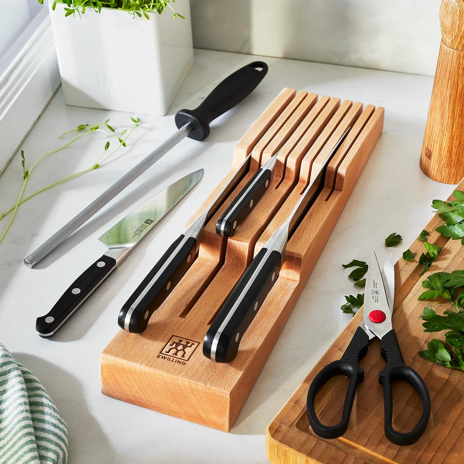 ZWILLING Knife Block 8-slot Beechwood
