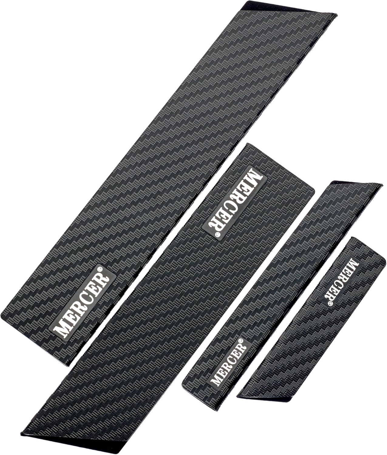 4-Piece Mercer Knives Guard Set Black Felt Lined