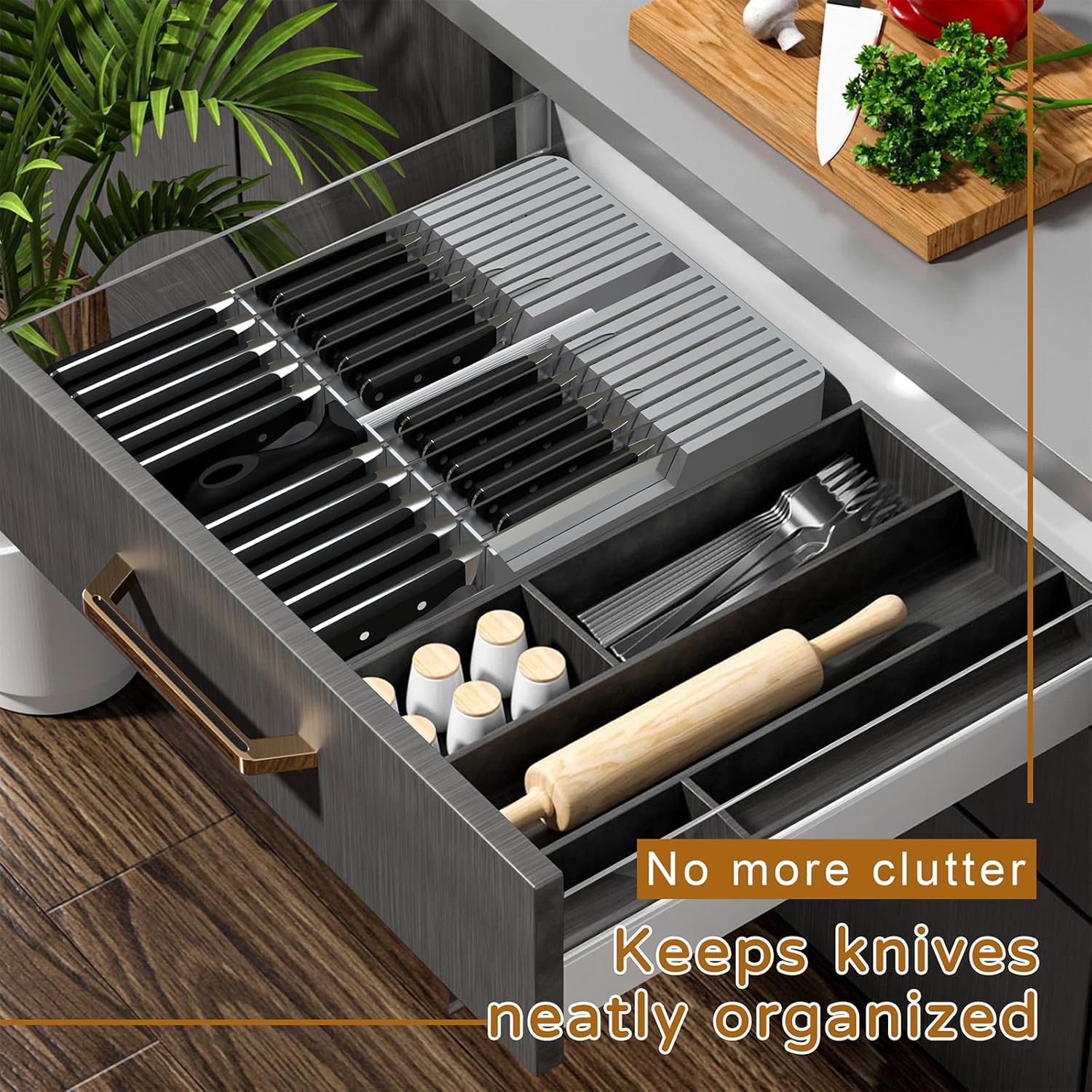 NIUXX Knife Organizer Large Capacity