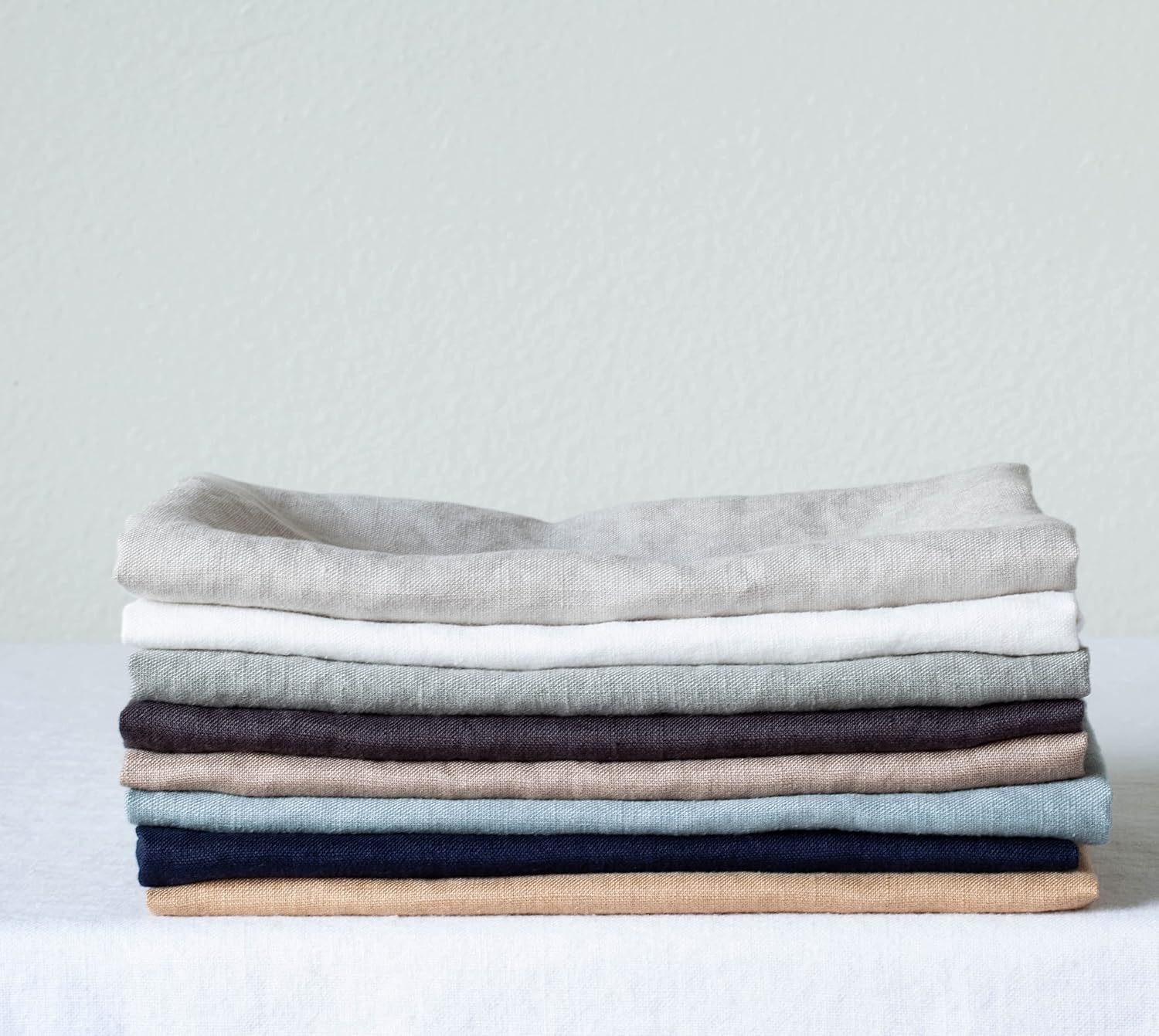 Stonewashed Flax Linen Towels 20x27 inches Eco-Soft kitchen tea towels