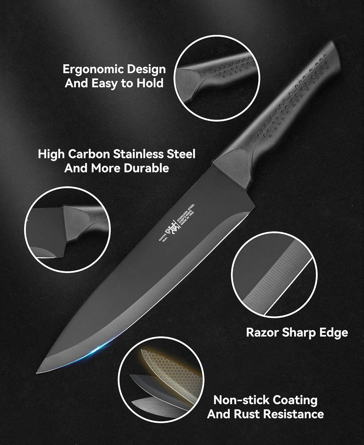 Hundop 15-Piece Knife Set