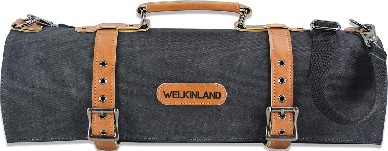 14-Pocket Knife Roll Case
