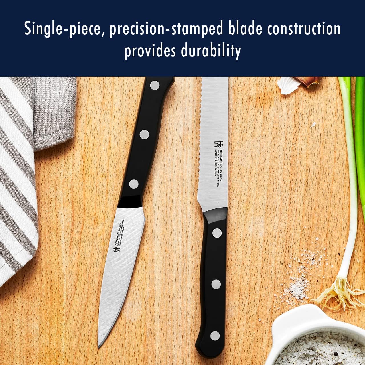 16-Piece Solution Razor-Sharp Knives Block Set