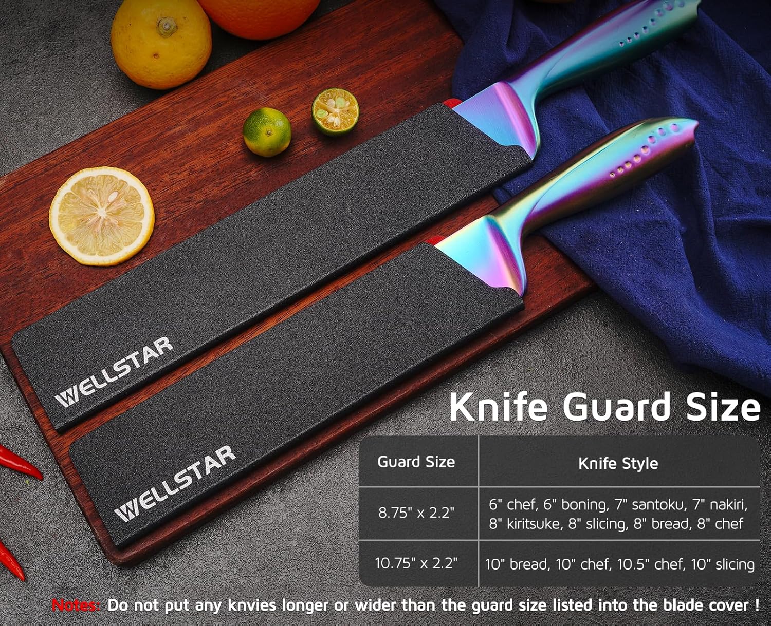 Premium Knife Guards BPA-Free Non-Scratch Easy Install