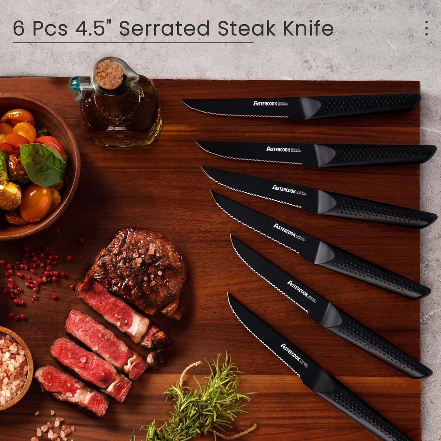 Astercook Premium Knife Set Transform Your Kitchen with 15-Piece Collection