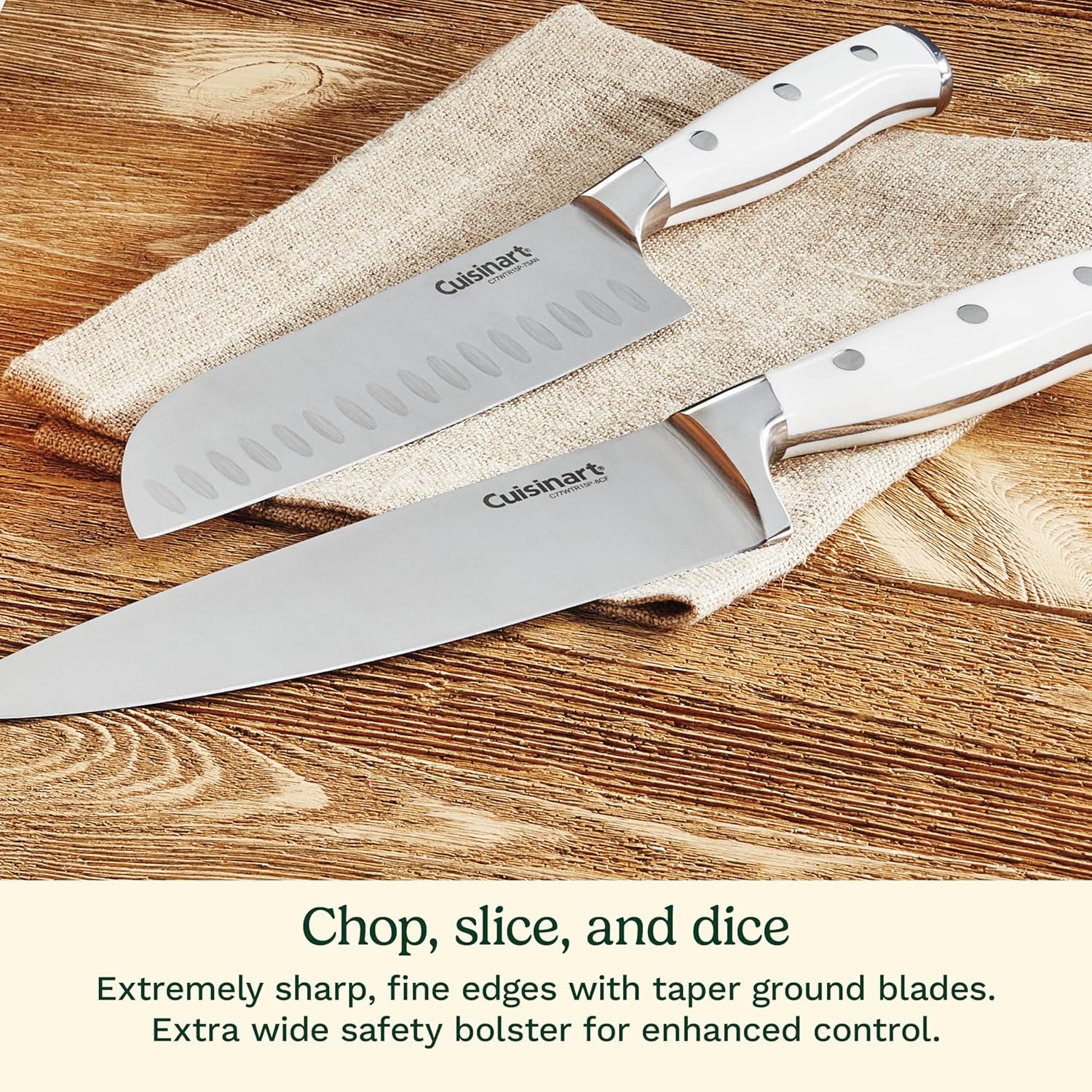 Premium Cuisinart 15-Piece Kitchen Knife Set