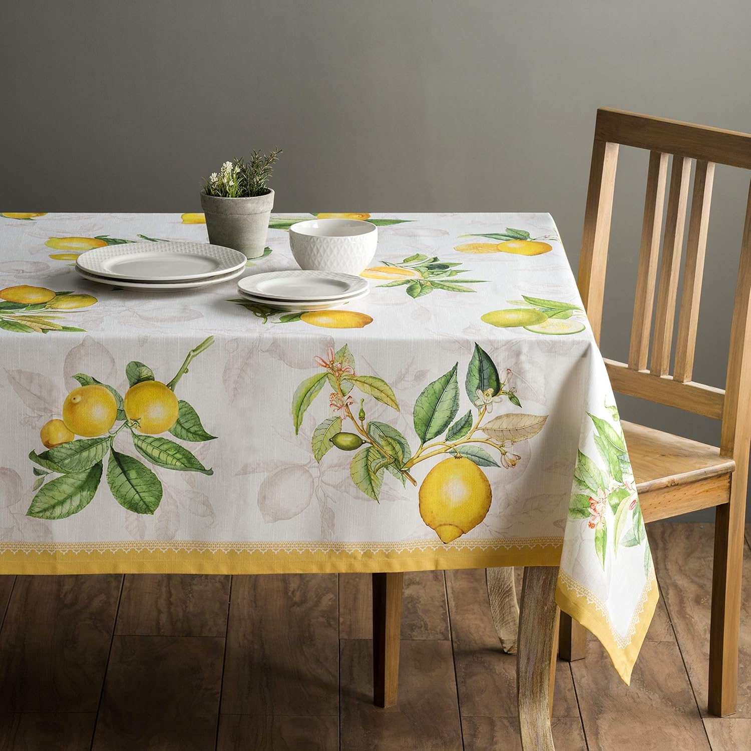 Maison dHermine 60x120 Rectangle Tablecloth Cotton