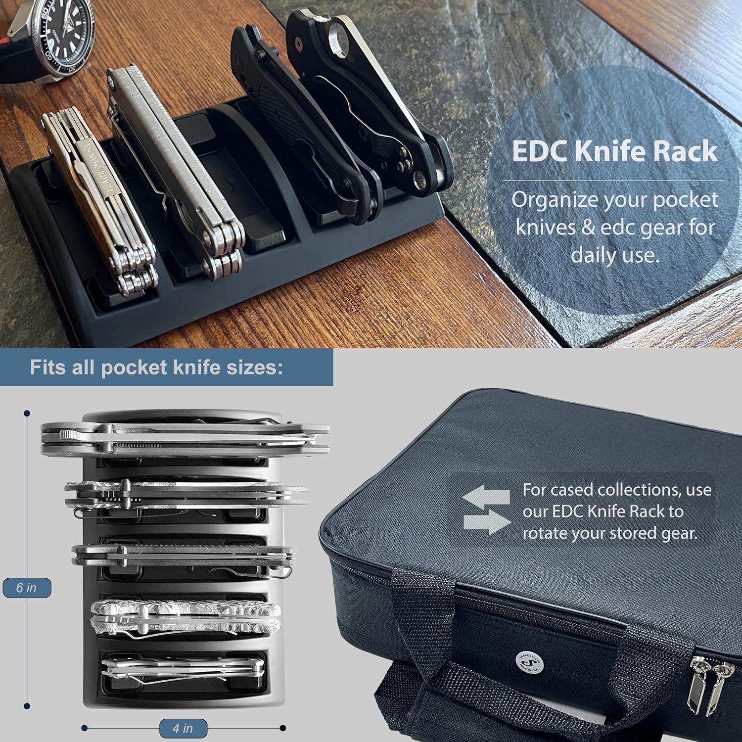 Premium EDC Knife Rack