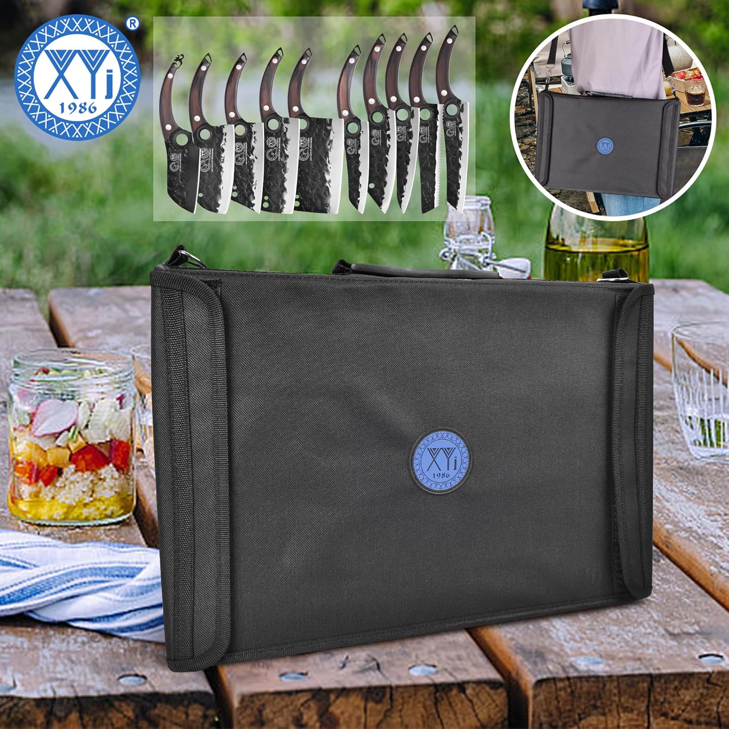 XYJ Professional Knife SetEnergy-Blade Design for All-Task Kitchen Performance