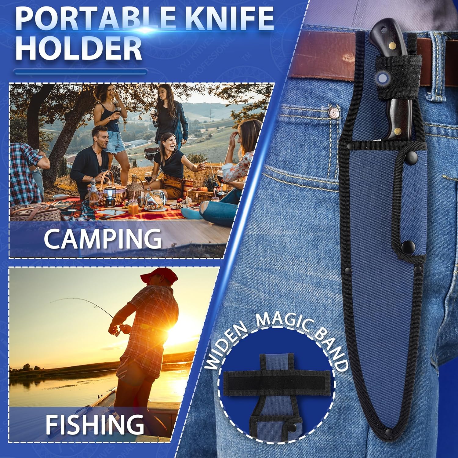 XYJ Universal Knives Sheath - Protect and Carry Your Knives Safely