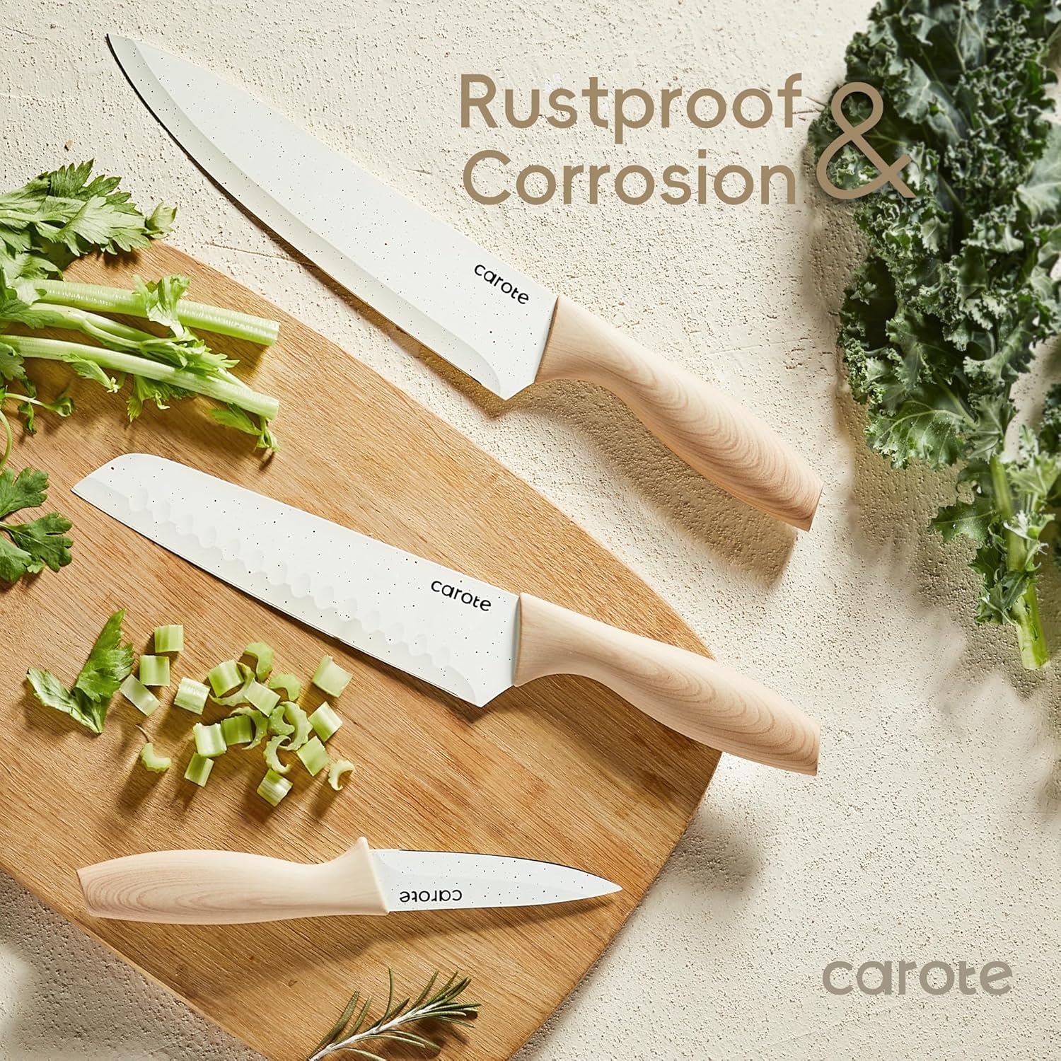 Premium 12-Piece Knife Set by CAROTE