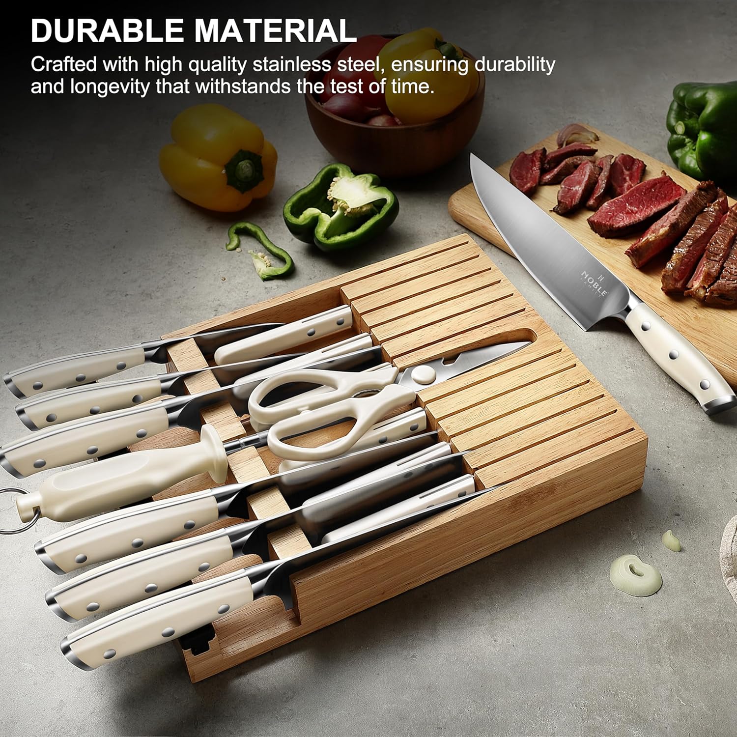 16-Piece Professional Knife Set for Kitchen Promotion