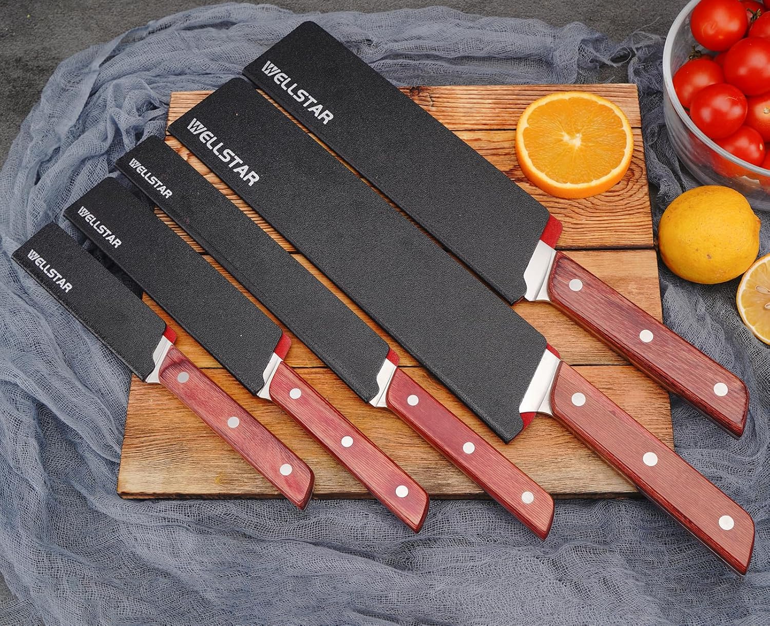 WELLSTAR Knife Edge Guards BPA-Free 5-Piece Set