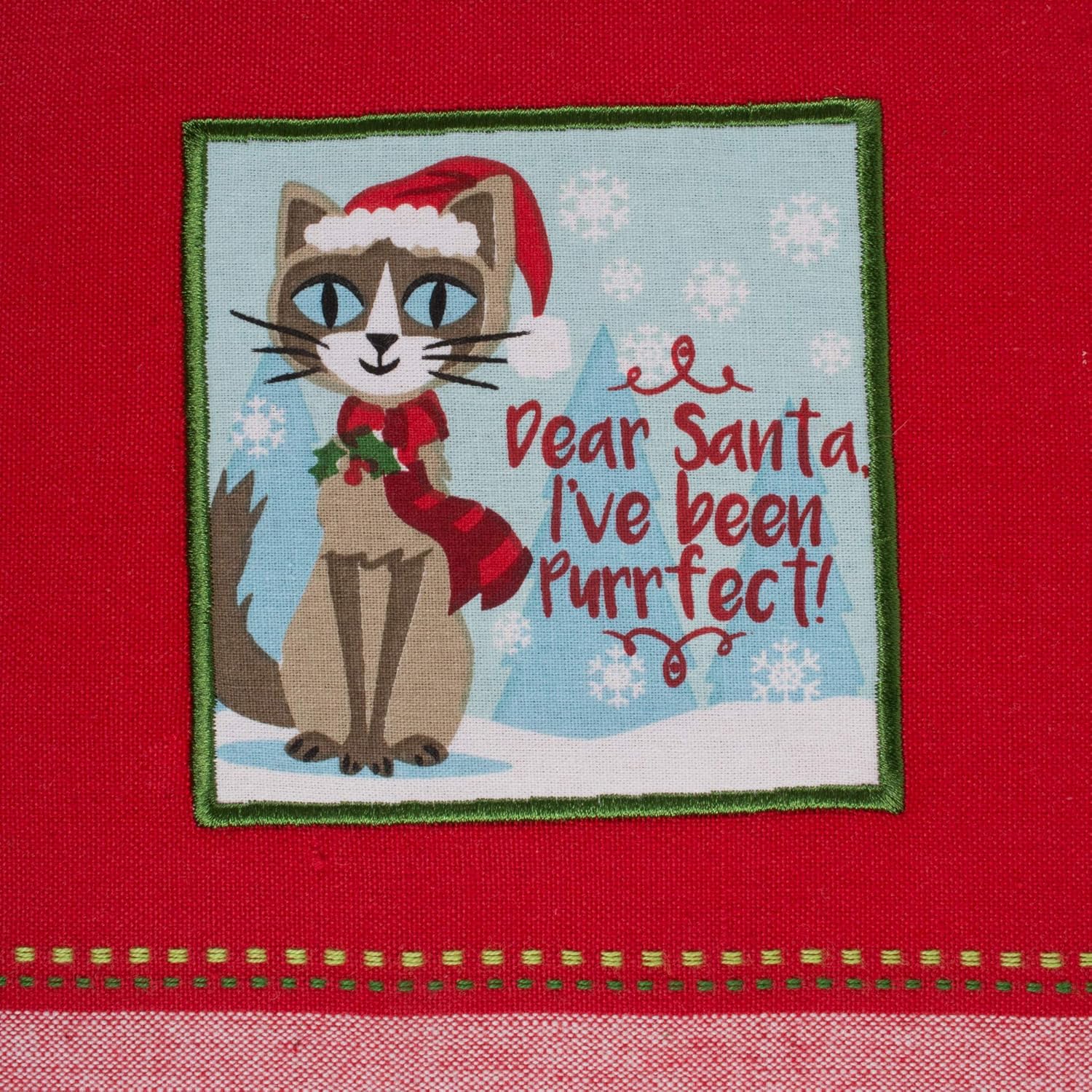 Cozy Holiday Kitchen Towels for Dog and Cat Lovers