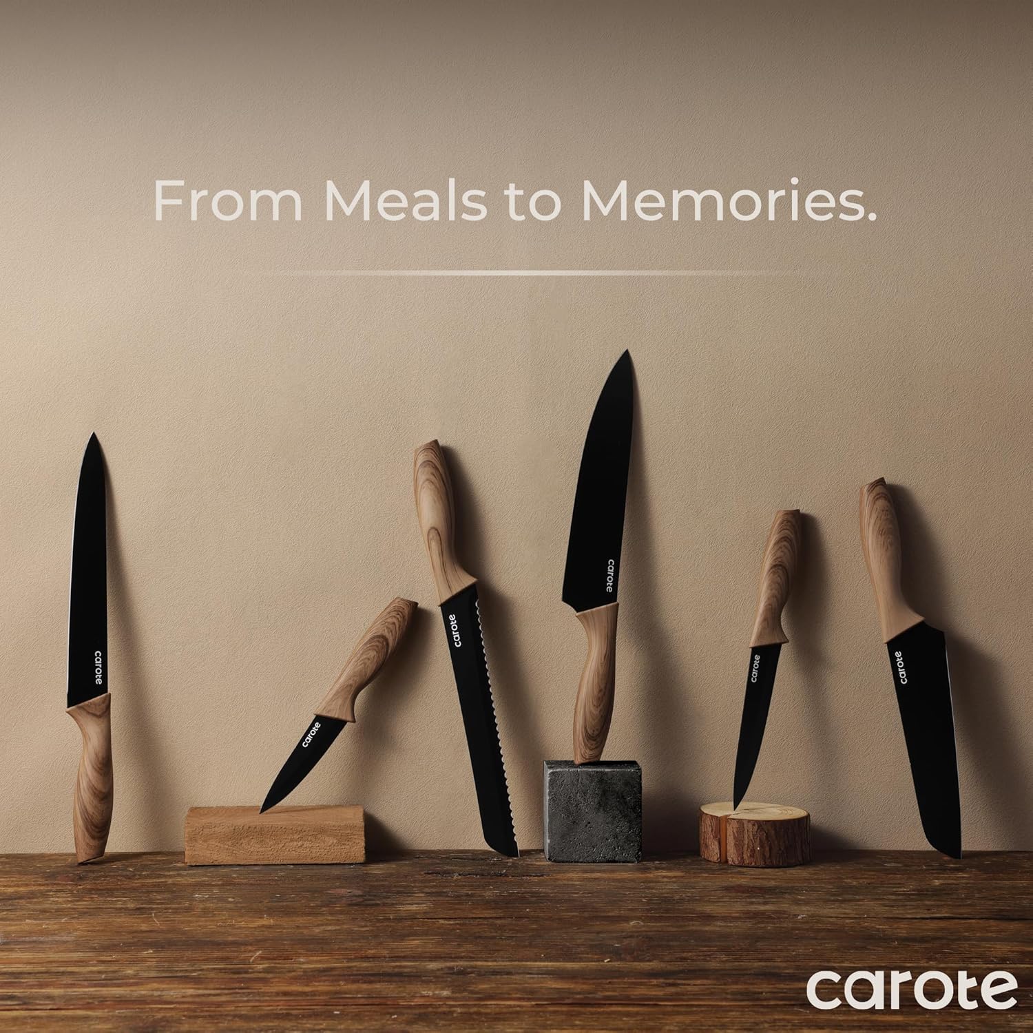 12-Piece Knives Set from CAROTE