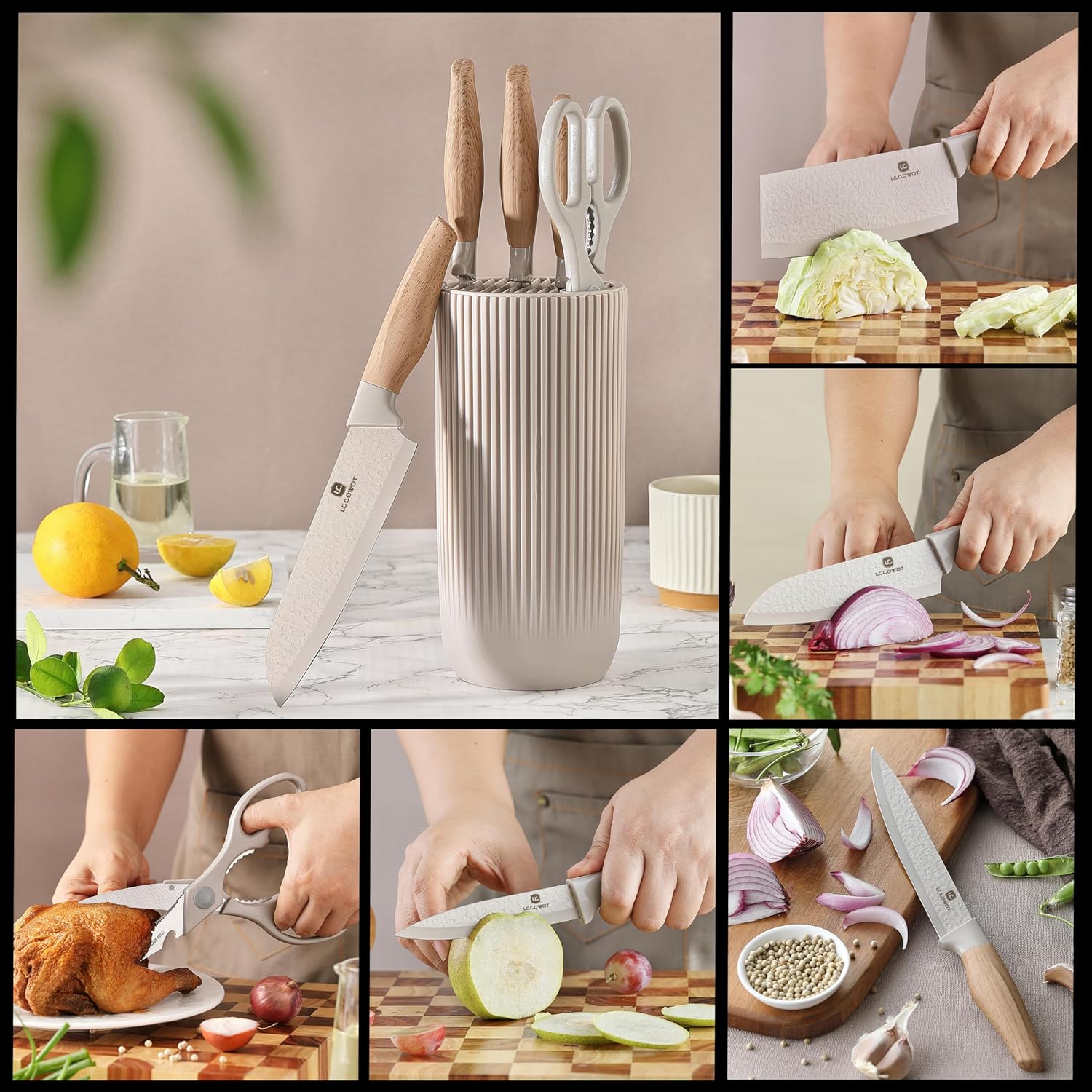 Stylish Sharp and Functional 6-Pack Knife Set