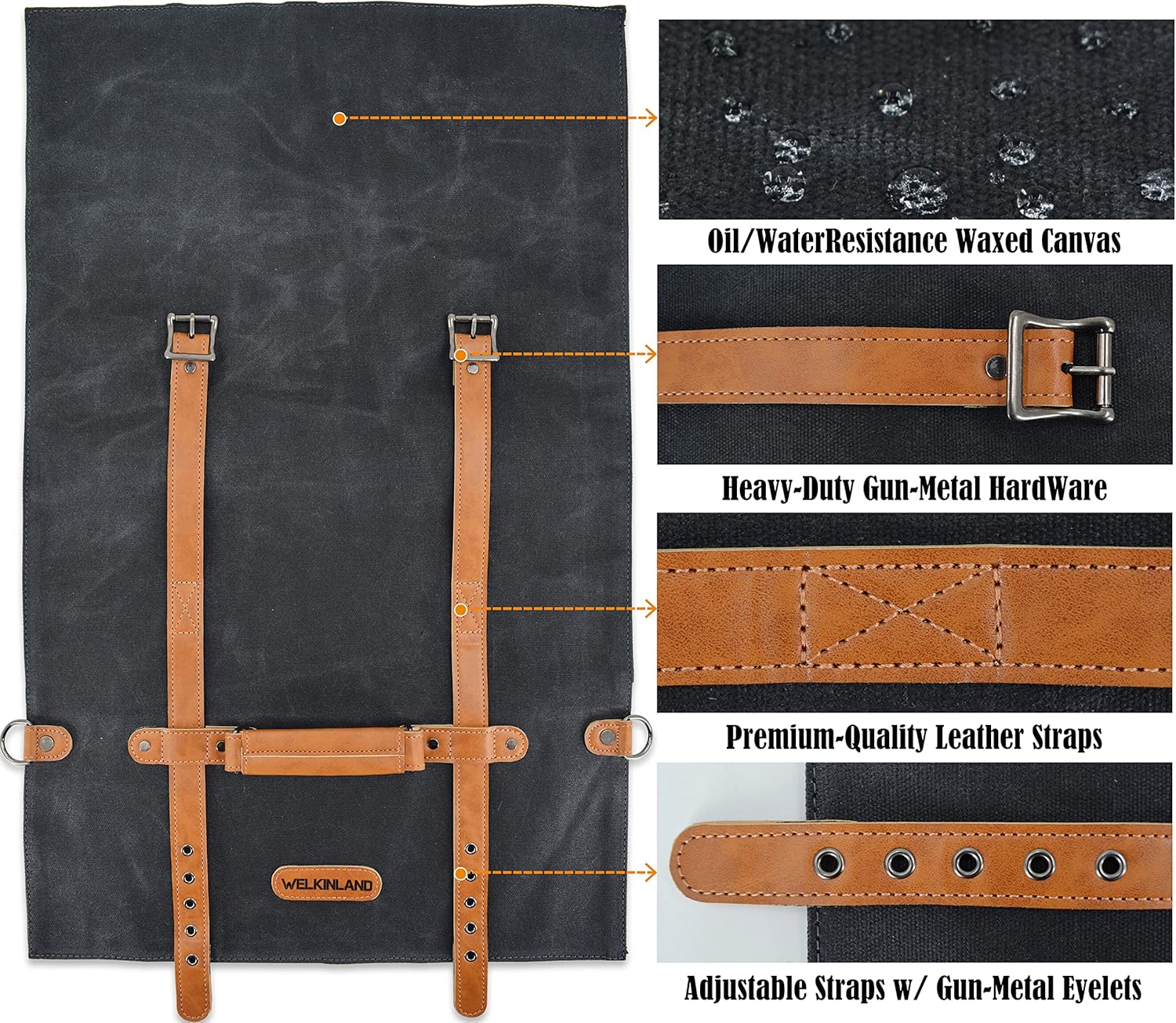 14-Pocket Knife Roll Case