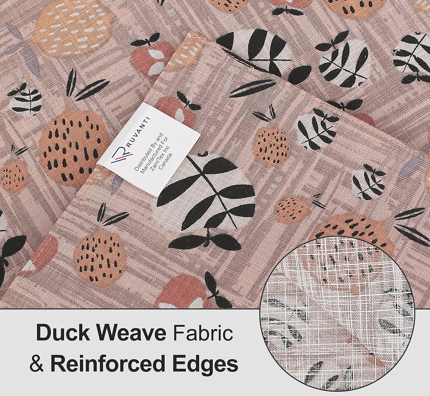 RUVANTI Modern 100 Cotton Placement Mat Set for Dining Tables 100 cotton